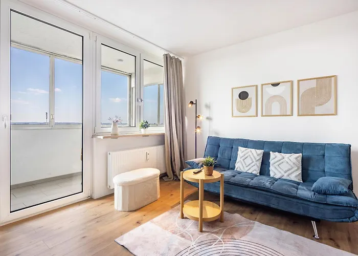 Apartment Sonnenaufgang, Ausblick Augsburg